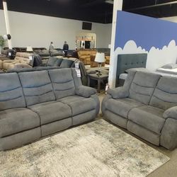 Reclining Living Room Set Sofa And Loveseat 