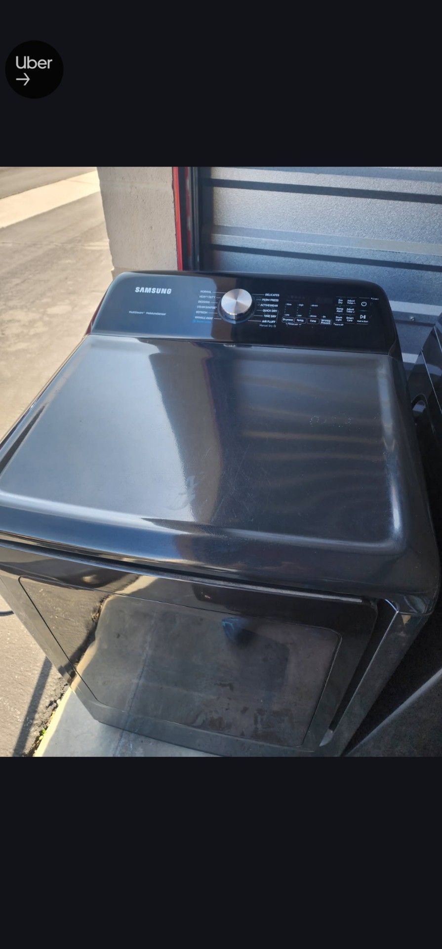 new Samsung washer and dryer