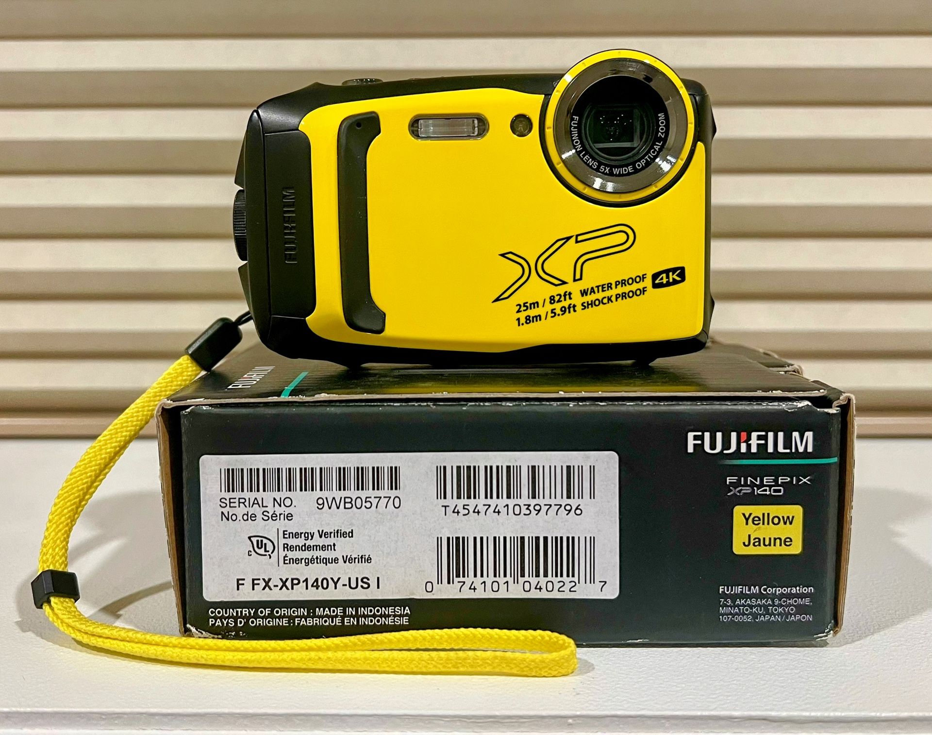 Fujifilm FinePix XP 140 Waterproof Camera