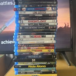 Bluray movies 5 For $10 