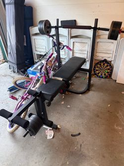 Minimal work out bench