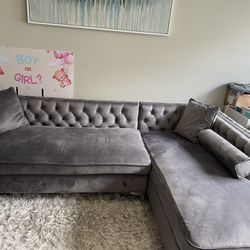 Grey Sofa 