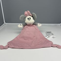 Plush Disney at George Minnie Mouse Pink Lovey Security Blanket NWT HTF