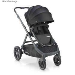 JoovyQ Stroller (Single, Double, or Triple with 50+ Configurations) Black color 