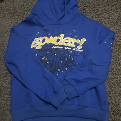 Sp5der TC Hoodie Blue