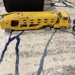 Ford Tractor And Tonka Car  Transport 