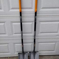 Fiskars Pro Transfer Shovels, Silver, 58 Inch