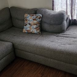 gray sectional couch