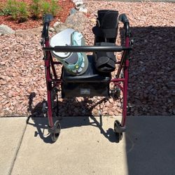 Medical scooter and braces 