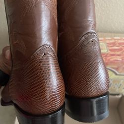 Botas Vaqueras Color Naranja 