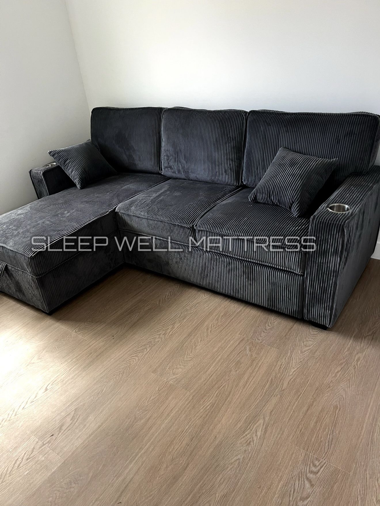 New Black Sofa