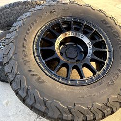 17" Black Rhino Wheels Tacoma 4Runner Silverado Sierra Tires Rim 6x5.5