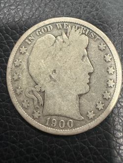 1900 Barber half dollar
