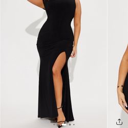 One Shoulder Maxi Dress