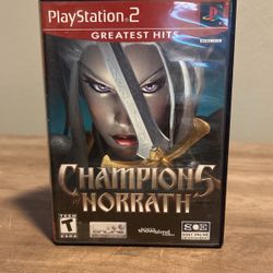 Ps2 Champions Norrath 