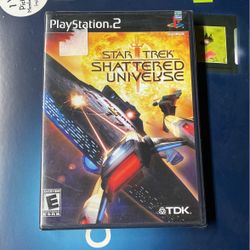 Star Trek: Shattered Universe Playstation 2 PS2 Video Game Complete Black Label