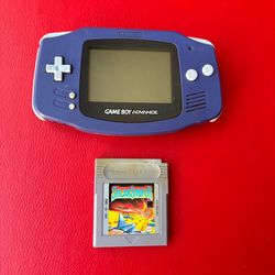 Game Boy Advance (GBA) Console Bundle w/ Game