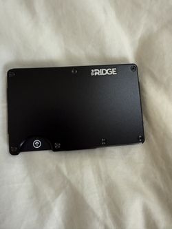 Ridge Wallet Cash Strap Royal Black 