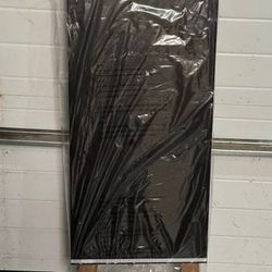 New Black Metal Steel Folding Patio Table Indoor Outdoor Camping 32” x 16” x 28”