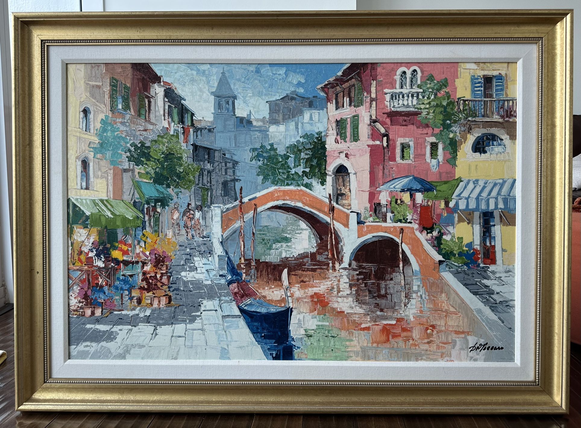 Antonio di Viccaro Signed Artwork - 40”x55”