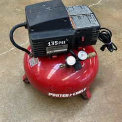 Porter cable, pancake compressor