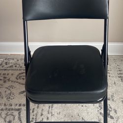 Two Foldable Cushioned Chairs 