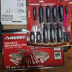Husky Tool Set Plus Screw Drivers Brand New 