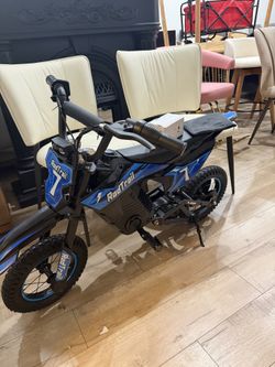 36V children's electric off-road motorcycle, peak power 700W, suitable for boys and girls aged 4-8, 3 speed modes, top speed 15.5 miles per hour, rang