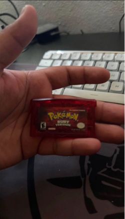 Pokémon Ruby Version GameBoy Cartridge
