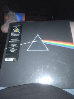 Pink Floyd dark side of the moon vinyl with 2 posters 2 postcards brand new sealed vinyl
