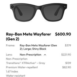 Ray-Ban Meta Wayfarer Sunglasses 