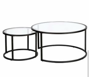 Glass Nesting Coffee Tables