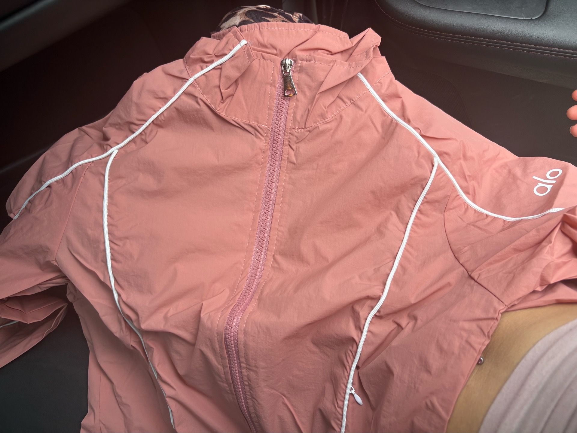 Pink alo yoga jacket