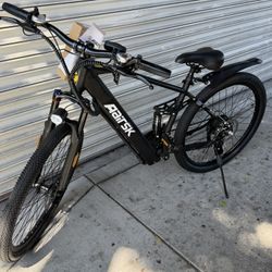 AaiTsk Electric Bike, 28Mph Speed, 20Ah/13Ah Battery & 750W Motor, 21-Speed & Dual Suspension, Max Range 80 Miles, 26" Electric Mountain Bicycle for A