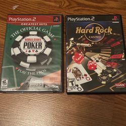 PS2 World Series Of Poker And Hard Rock Casino.