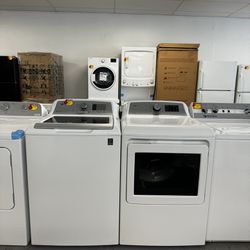 GE Electric Washer Dryer Set used as new both Works Perfectly 1216 Hartford Turnpike Vernon CT 