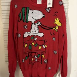 Peanuts Christmas ugly sweater