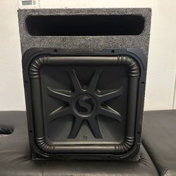 (15). kicker L7 Blue speaker subwoofer