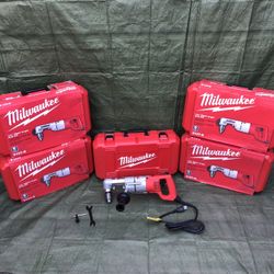 Milwaukee 7amps Corded Right Angle Drill 1/2” Kit 