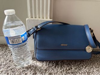 DKNY cross body blue bag