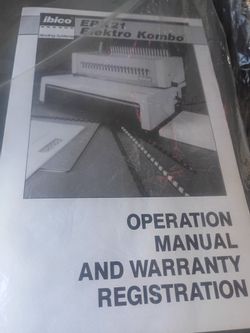 Ibico/GBC Punch & Binding Machine 