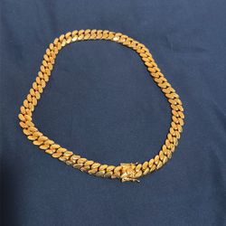 14k Stamp Rose Gold Miami Cuban Link For 750 If You Want The Rose Gold Set With The Bracelet 950