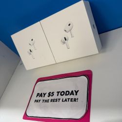 Apple Airpods Pro 2nd Generation Bluetooth Earbuds - Pay $5 DOWN AVAILABLE - NO CREDIT NEEDED