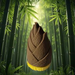 (1) One Miniature 1" 3D Erasers DIY Puzzle Creative Brand Bamboo Shoot Vegetable Series. This bamboo shoots shaped pencil eraser is made of non-toxic 