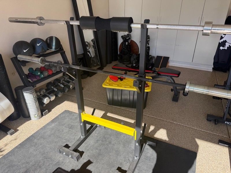 BangTong&Li Squat Rack - Black And Yellow