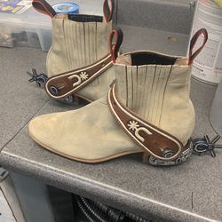 Zapato De Cuero Volteado de Mero Jerez Zac  Size 7 