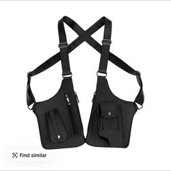 Adjustable Underarm Shoulder Bag (black)
