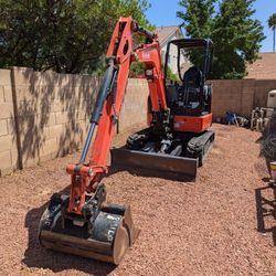 Barely-Used 2023 Kubota KX033 Excavator