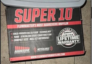 Super 10 Flow master “Most Aggressive Muffler”