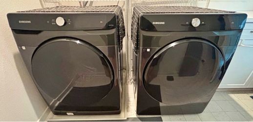 Samsung Smart Washer +  Dryer Set - Brushed Black